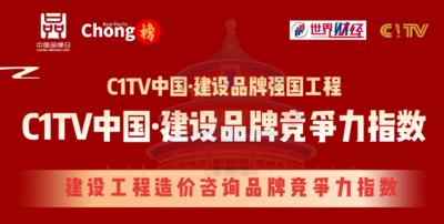 C1TV中国·建设工程造价咨询品牌竞争力指数